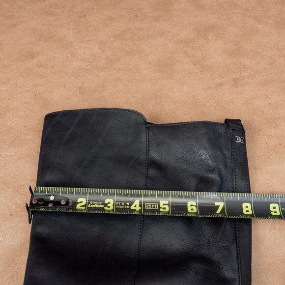 Sam Edelman Women Pansy Equestrian Riding Wide Calf Black Leather Boots sz 8 - Picture 7 of 10